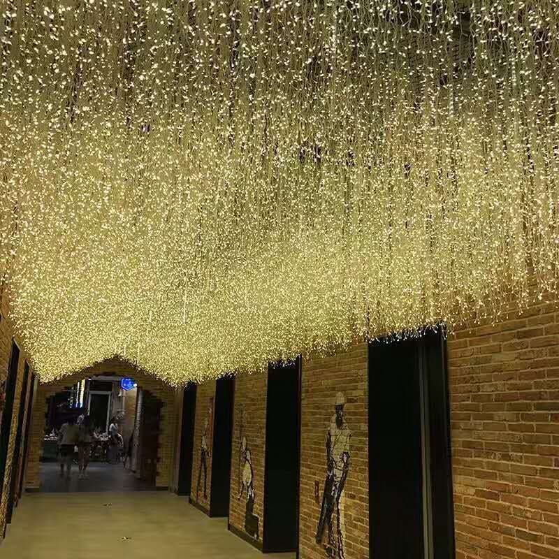 24V Solar LED Icicle String Lights – Waterproof Outdoor Christmas Lights With Remote Control (Warm White/Cool White/Blue/Multi-Color, IP44)​