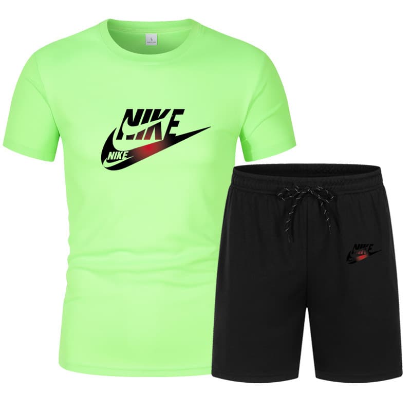 2023 été hommes ensemble imprimé à manches courtes T-shirt décontracté sport Jogging Shorts ensemble mode rue mode marque vêtements
