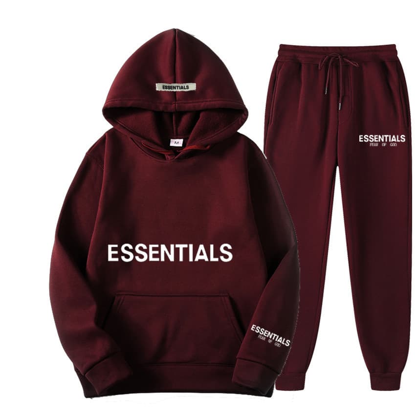 HY Sports Print Double Thread Essentials New Set Chest Couple Sweat à capuche