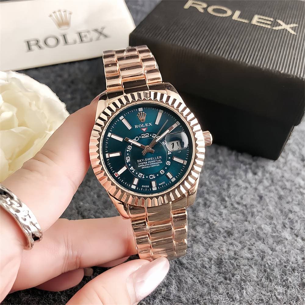 Montre de marque Business Peplum avec bracelet en acier Montre de mode suisse