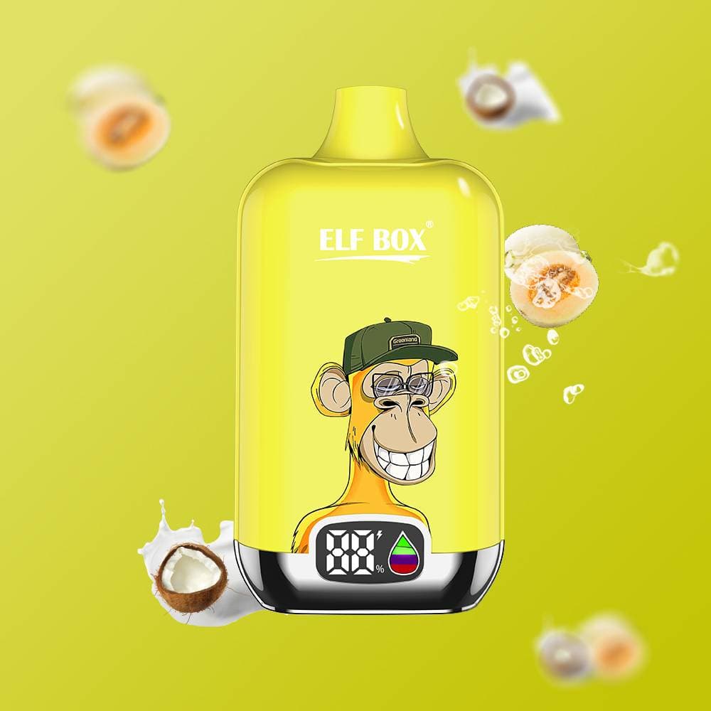 1 PCS ELF BOX Digital Box 12000 Puff 12k avec écran LED Vape jetable