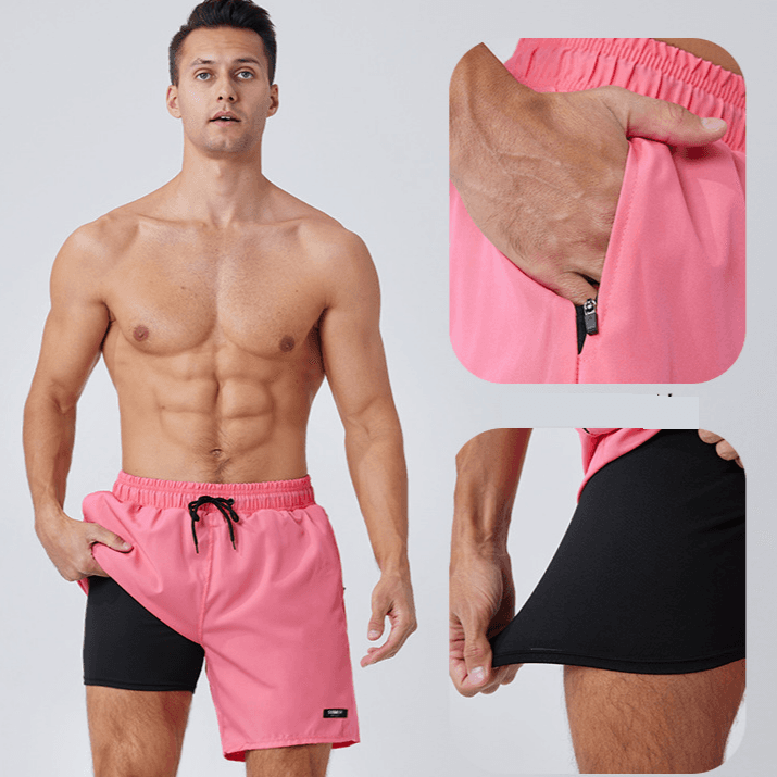 Men's Clothing Swimming Trunks Swimsuit Quick Drying Beach Pants Surfing Pants