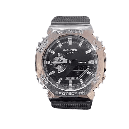 Série GM-2100, multifonction, étanche et antichoc, ruban octogonal en métal, quartz neutre électronique
