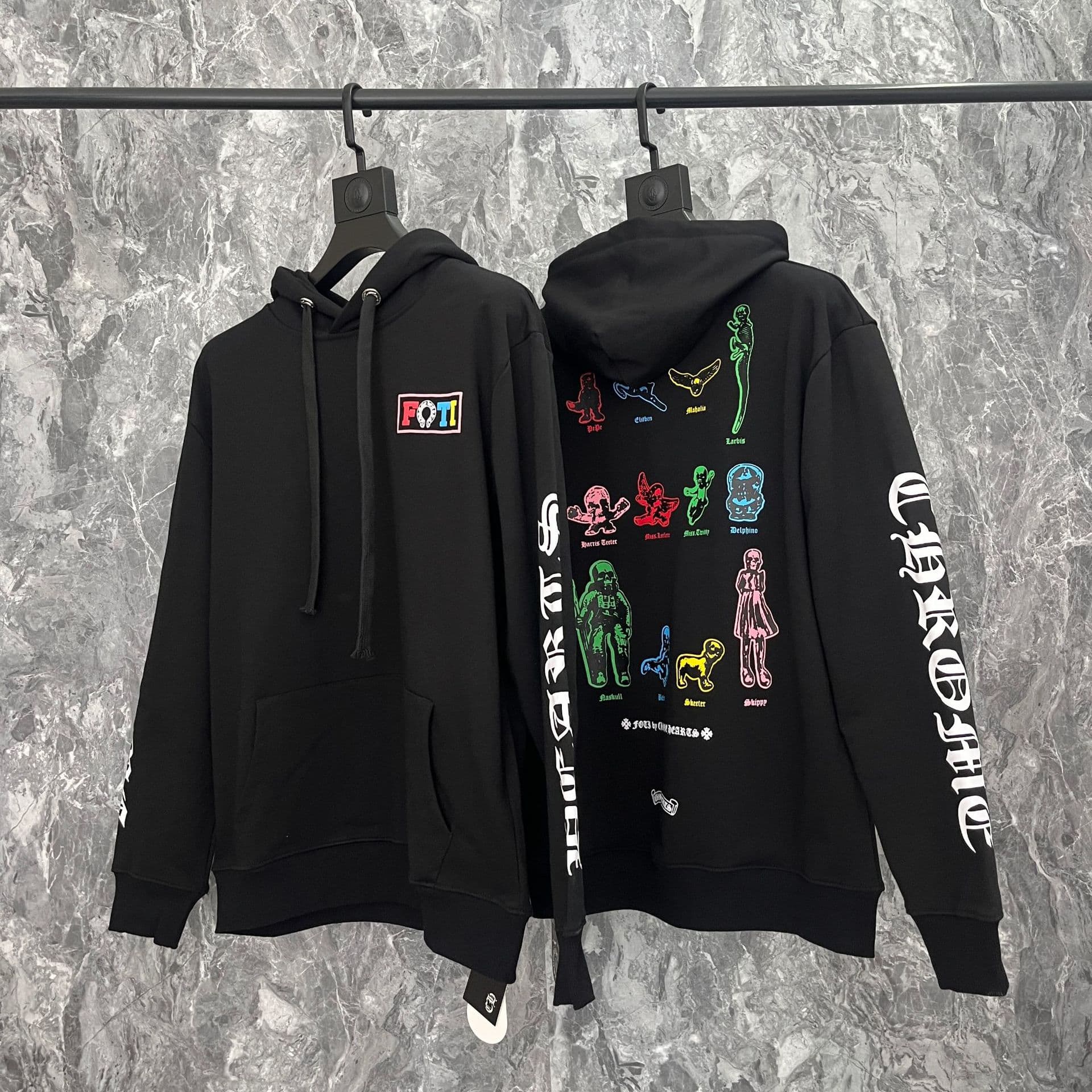 Sweat à capuche Chrome Hearts Cross, version correcte 25ss, polyvalent et tendance, vente en gros