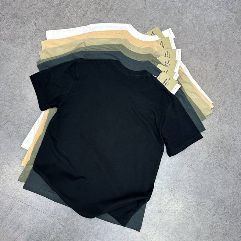 Men's Clothing Men's & Women's 100% Cotton Crew Neck T-shirt - Classic Fit Essential Tee, Solid Color Basic Top