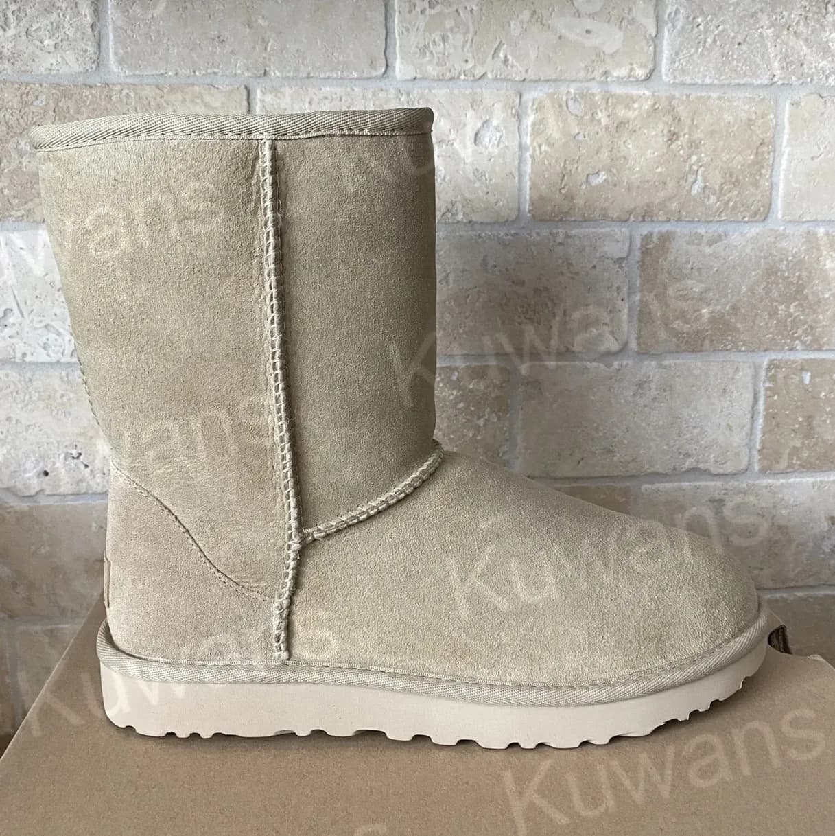U GG Designer Classic Ultra Mini Bottes de Neige Plateforme Courte Femmes Hommes Fourrure Peau de Mouton Tasman Tazz Chesut Sable Graine de Moutarde
