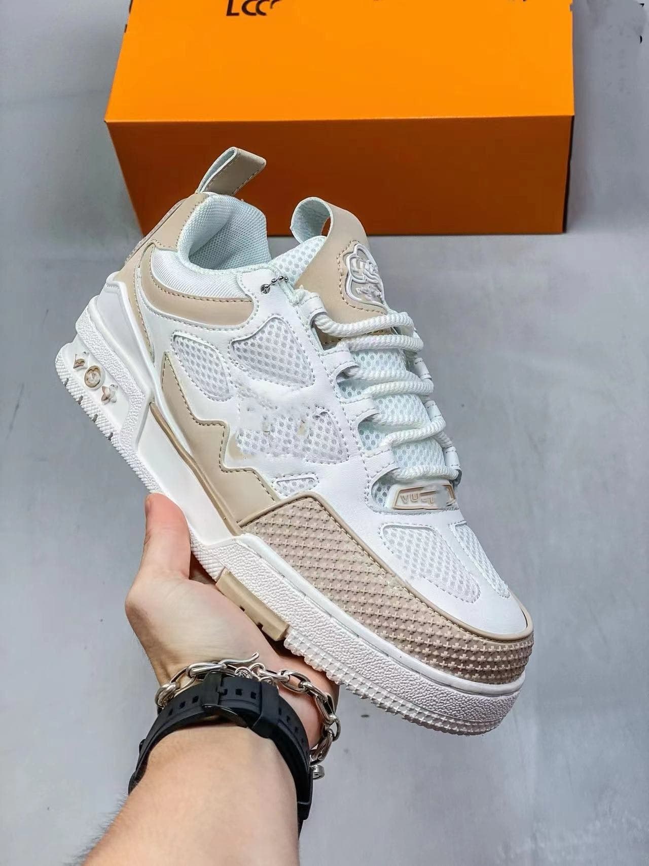 2024 Lous Tendance Marque Créateur De Mode Hommes Et Femmes Baskets Appartements Décontracté Rue Couple Chaussures Chaussures De Skateboard
