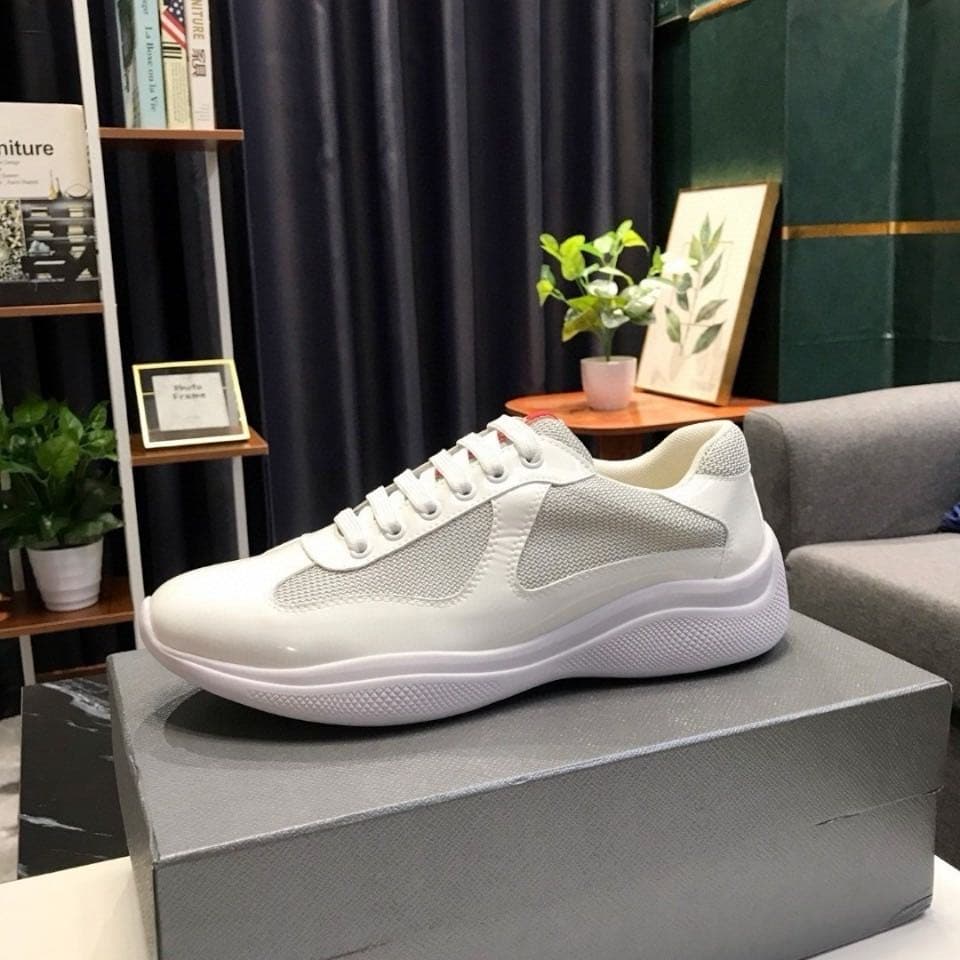 Baskets en cuir, chaussures plates vernies noires et bleues en nylon et maille, chaussures décontractées 888