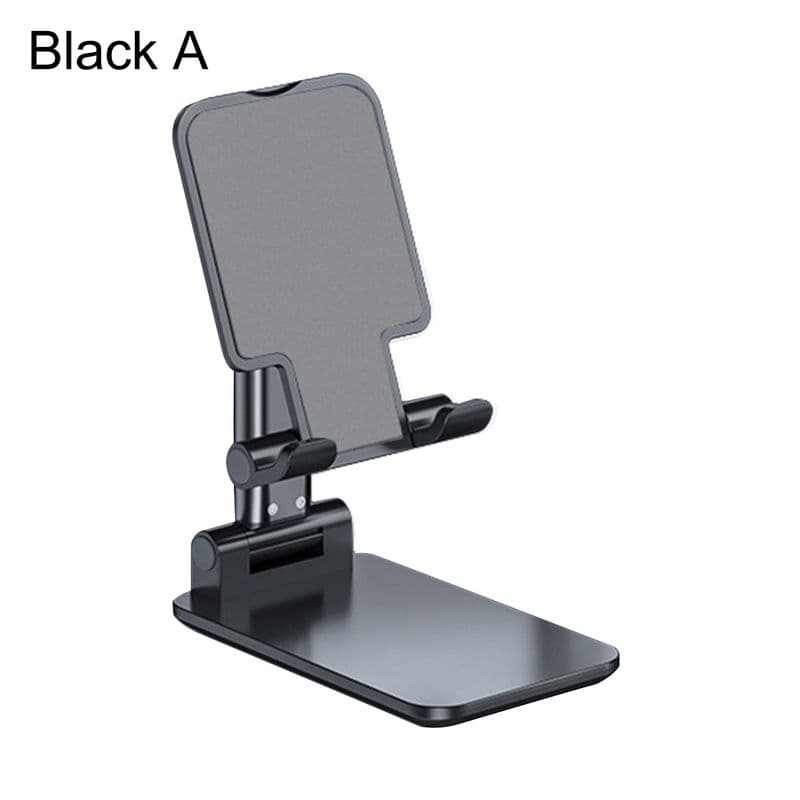 Kunjiuyou ABS Height Adjustable Sturdy Stand Foldable Retractable Phone Catcher for Home-Black Style A