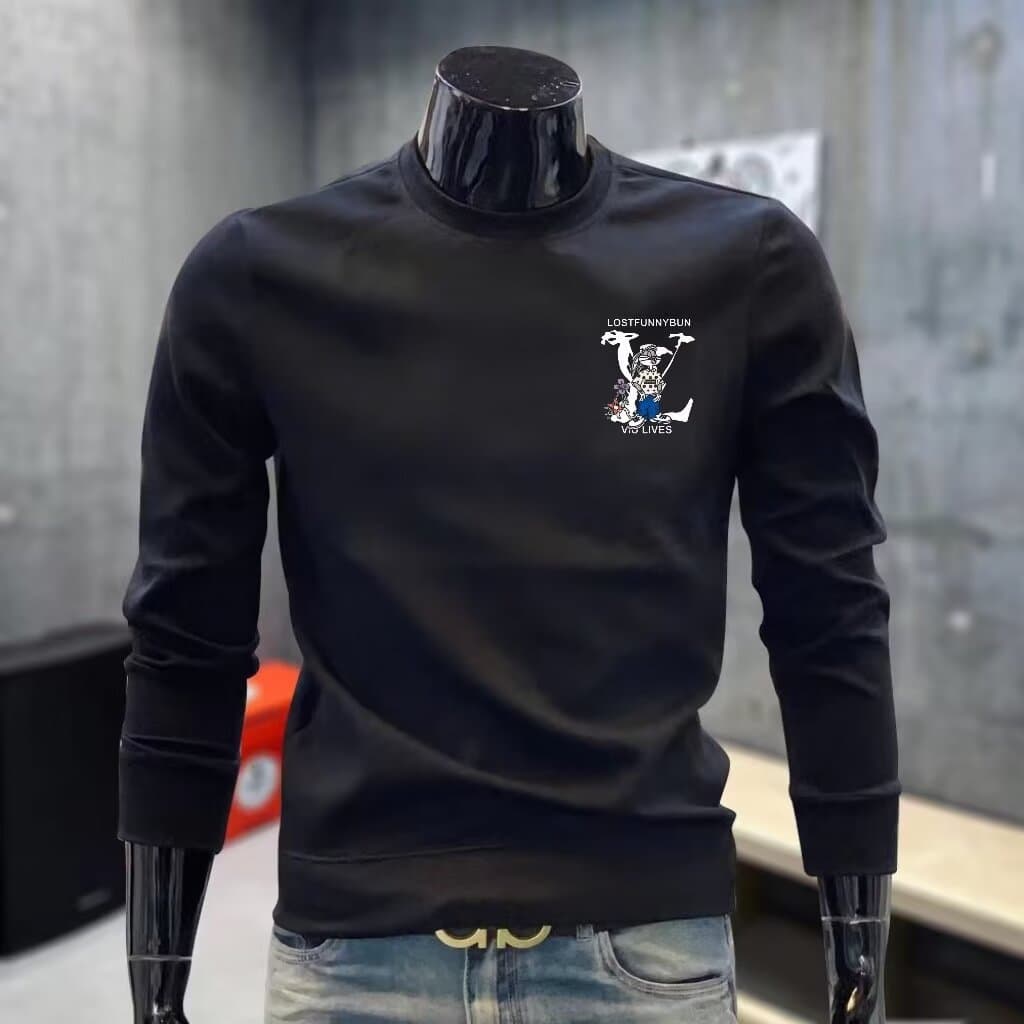 Spring and autumn 2024 men and women round-necked high-quality sweatshirts