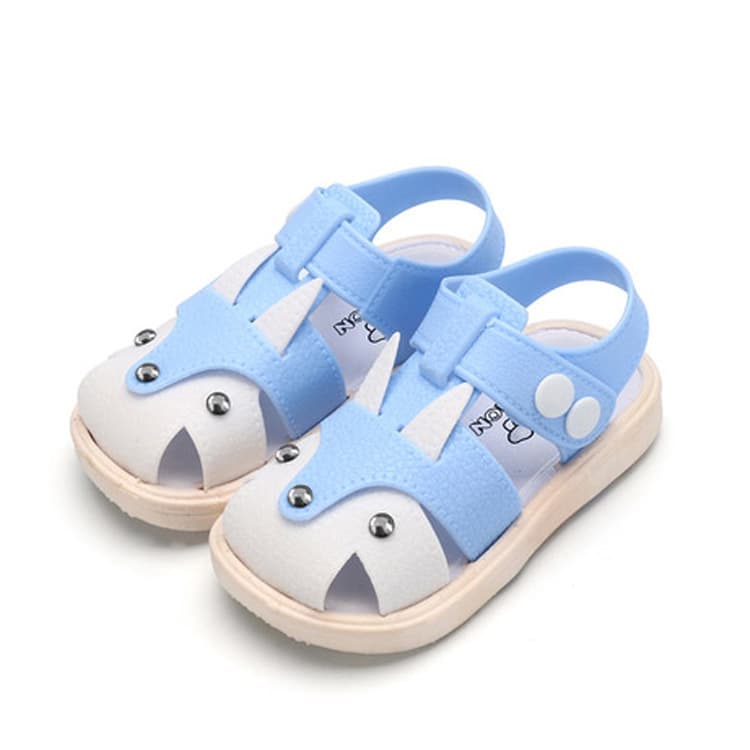 Kid's Clothing 2024 summer new children's sandals, beach shoes, boys' baby shoes, pvc cartoon children's shoes sandals