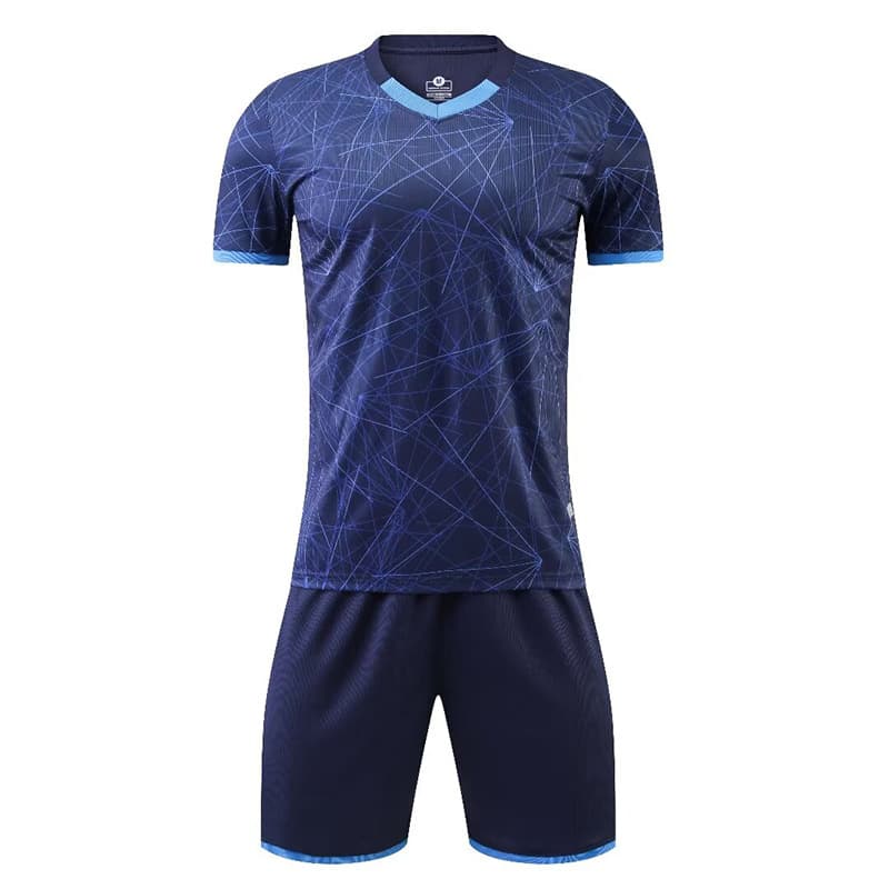 Men's Clothing Team Uniforms Student Sports Short-sleeved Jerseys DIY Font Size New Football Uniforms Suits Boys And Children