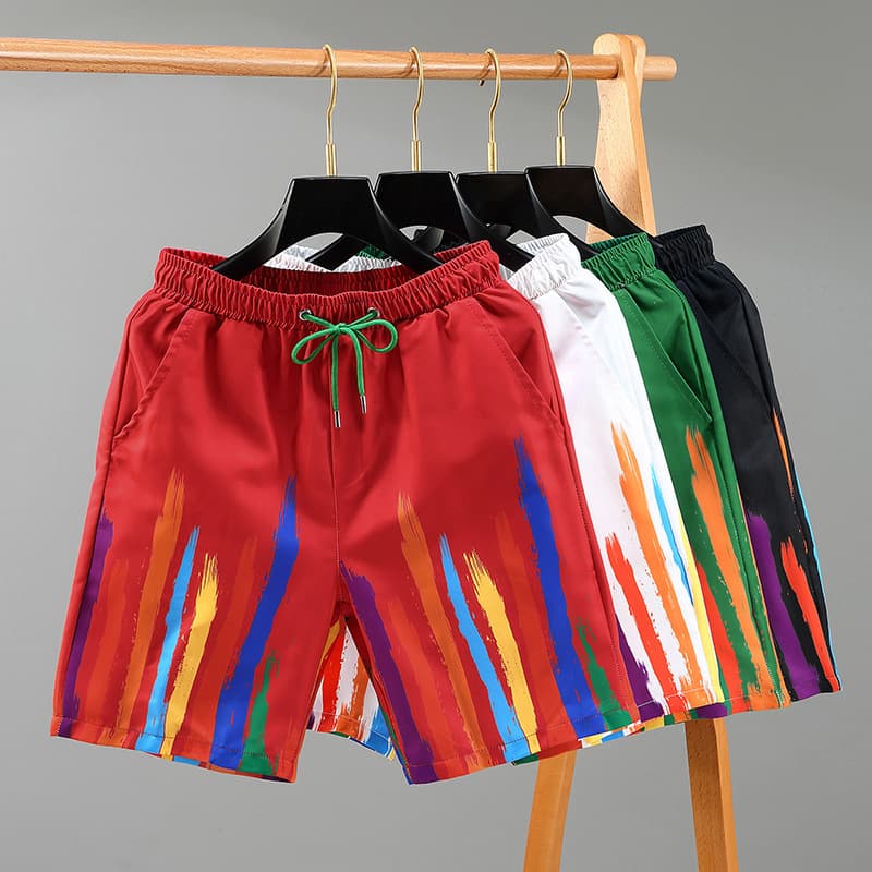 Men's Clothing Plus Size Fat Man Summer Loose Men's Shorts Trendy Fashion Five Point Beach Pants Casual Mid Pants