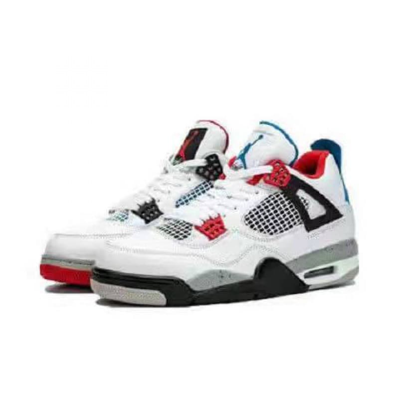 Qiao Red Blue Mandarin Duck White Oreo 4 Basketball 3 Nouvelles chaussures