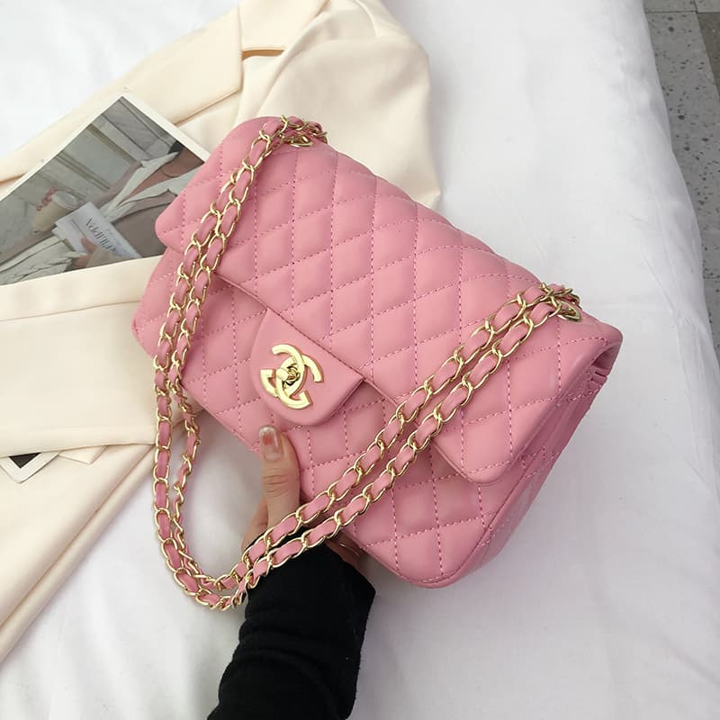 Sac à bandoulière avec chaîne Lingge polyvalent pour femmes, nouvelle mode 2024