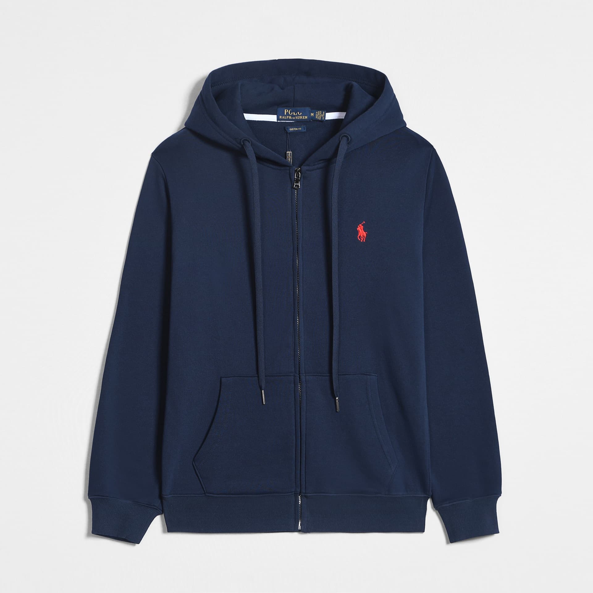 Sweat à capuche décontracté avec cordon de serrage brodé automne/hiver