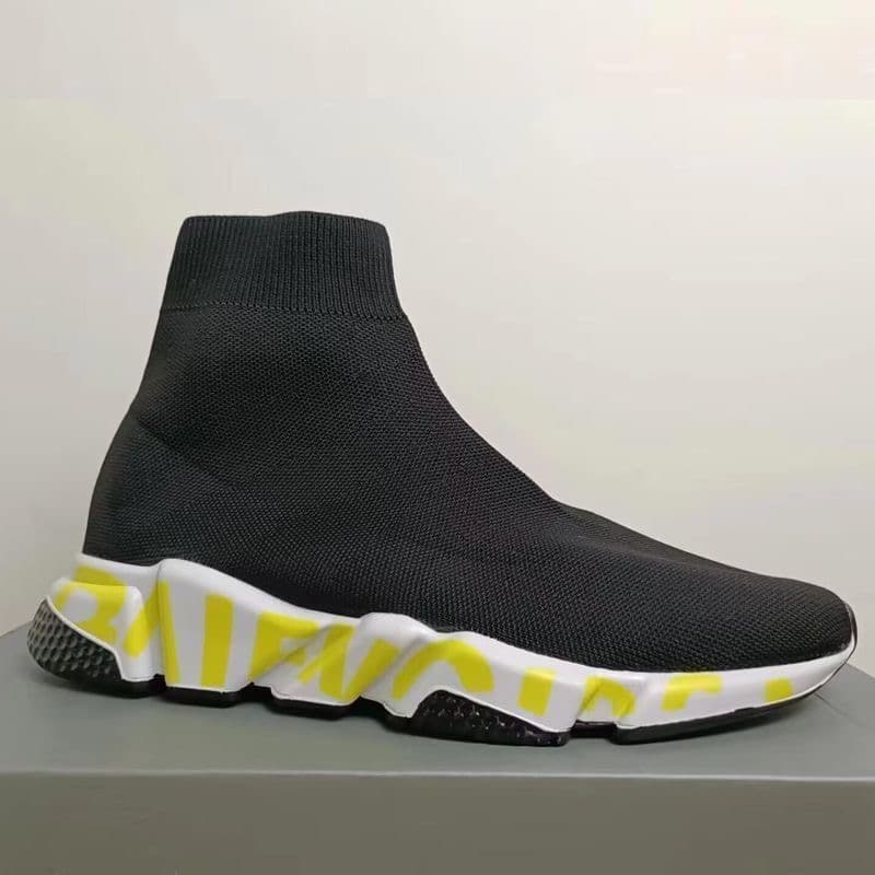 Baskets chaussettes en tricot exclusives, respirantes, flexibles, chaussures de course athlétiques de luxe, unisexes