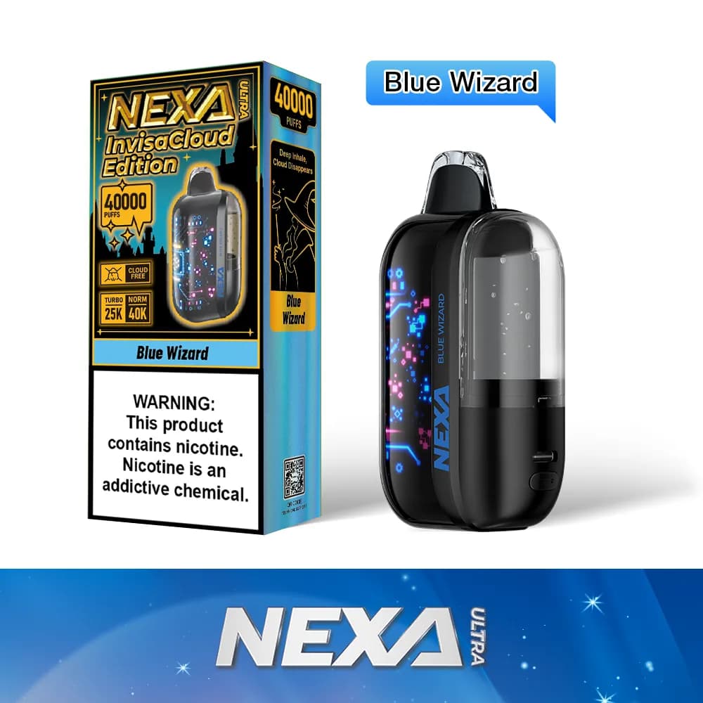 Kit de vape jetable Nexa Ultra 40K 800 mAh 20 ml (40 000 bouffées) (entrepôt UE)