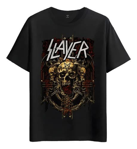 Tshirt Muscle Freaks Slayeiotic Dor Skull Estilo Heavy 2026 Metal Band