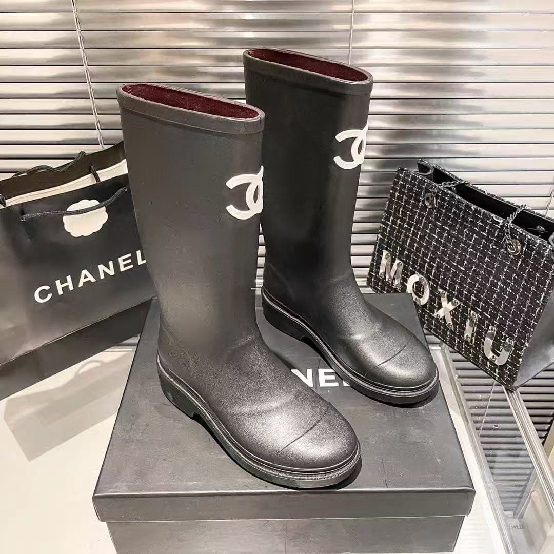 Bottes de pluie P7/2023 Xiaoxiangfeng, bottes de chevalier imperméables et antidérapantes à la mode
