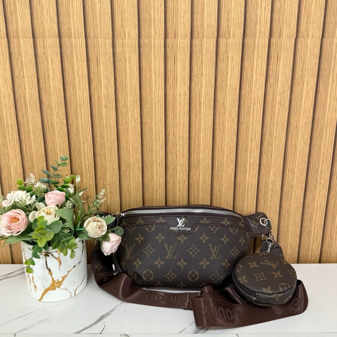 Nouveauté 2026 : Sac banane classique monogrammé pour femme - Sac banane tendance et décontracté, idéal pour les trajets quotidiens et le quotid