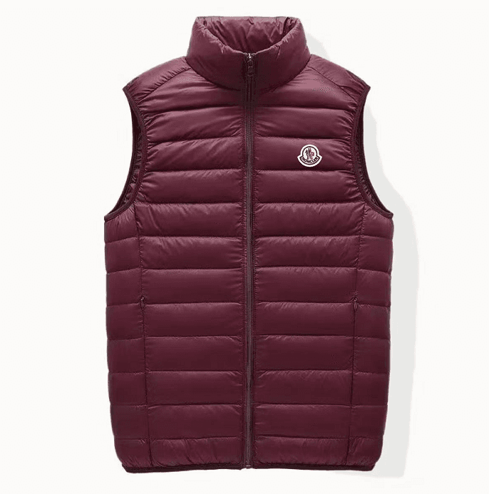 Doudoune sans manches légère Moncler pour homme, col montant, matelassée, idéale pour l'automne et l'hiver. Veste chaude, compacte et facile à t