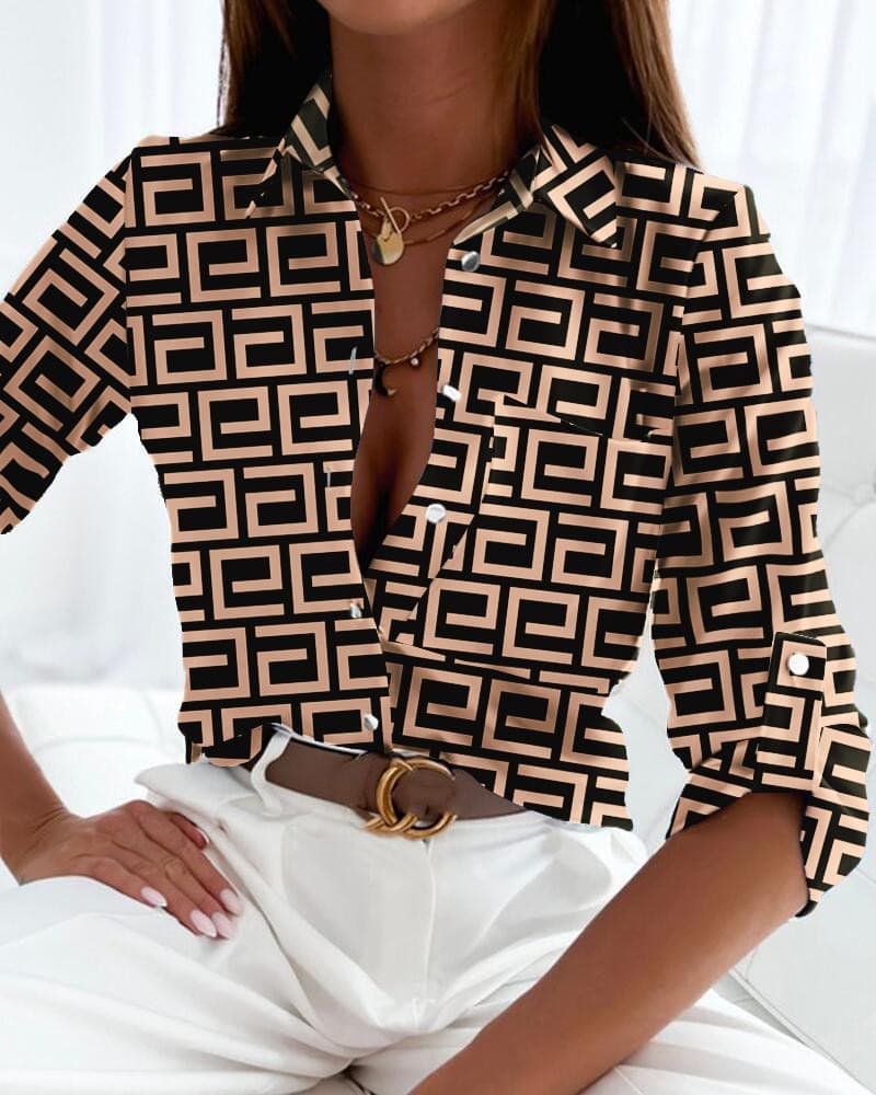 Women's Spring and Autumn Shirts, Long Sleeve Shirts and Printed Shirts