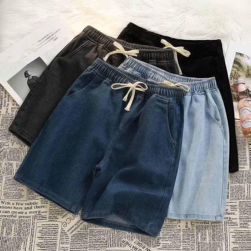 Men's Clothing Denim Shorts Men's Loose 5 Point Student Ins Fashion Brand Casual 5 Point Wide Leg Mid Length Pants