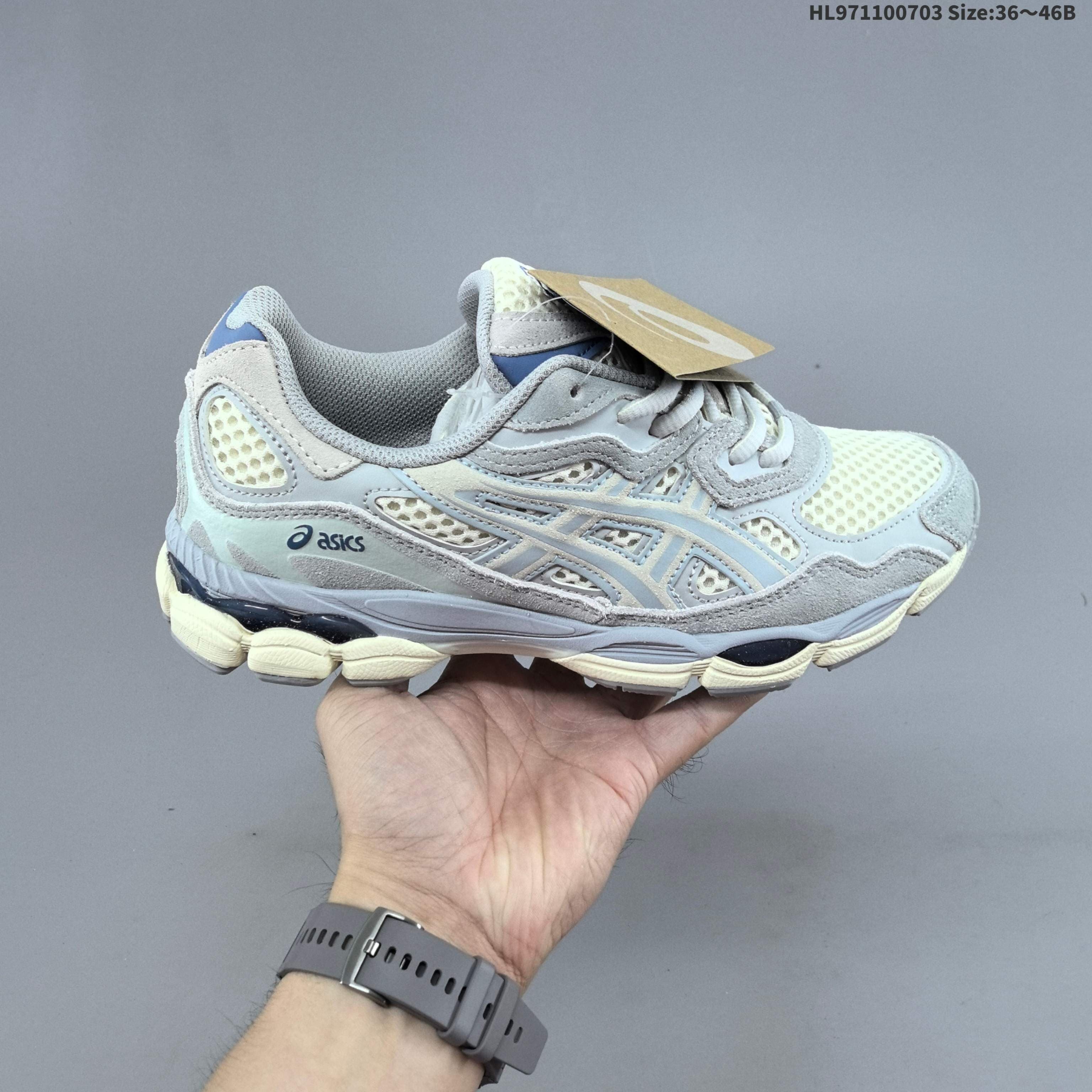 Chaussures de running Asics NYC Gels NYC Sneakers Cream Solar Power Pure Sier Outdoor Sneakers Sports Athleisure Trainers Fashion Daily Outfit