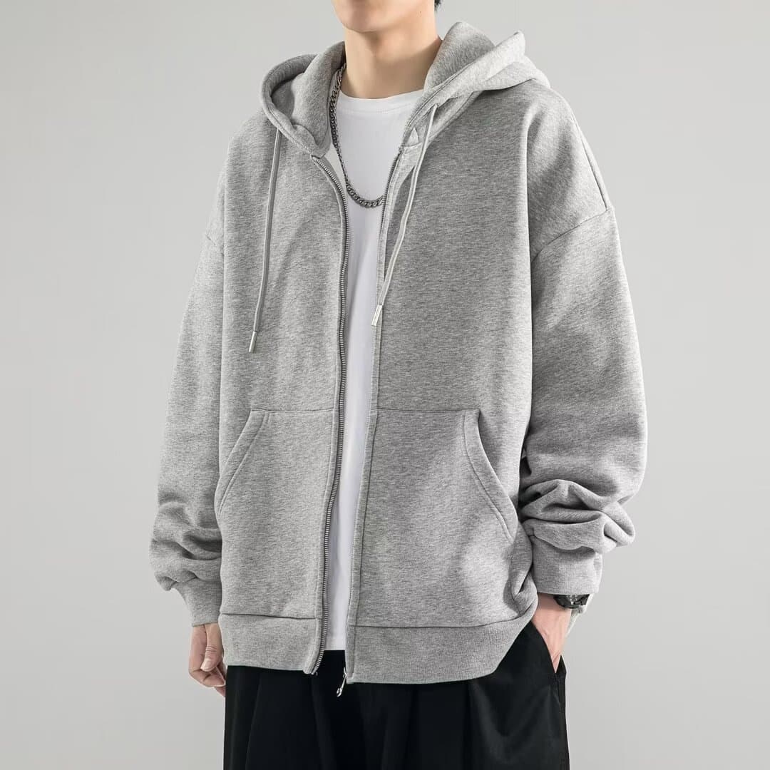 Cardigan Hoodie Men's Jacket Men's Clothing Hooded Couple's Top Autumn Coat