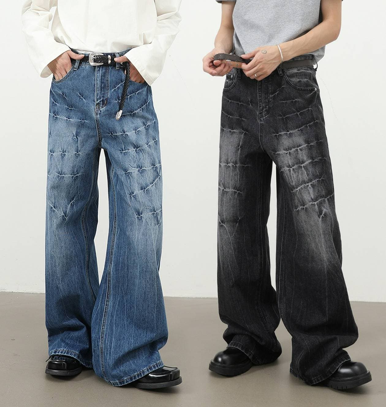Men's Clothing Spring And Autumn Jeans Men's Slim Straight Trousers Summer New Elastic Casual Pants Men