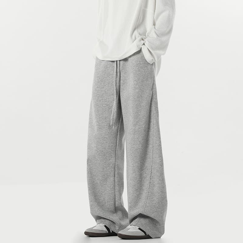 Men's Streetwear Cargo Pants – Oversized Fit, 70% Cotton Blend, Adjustable Drawstring Waist (M-XXXL, Black/Grey/Stone)