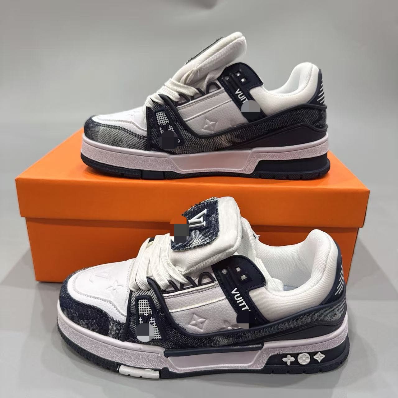 Sac Automne/Hiver Whaleup 2025 Nouveau modèle tendance imprimé unisexe Ins Niche Couple Décontracté Mode Baskets Chaussures de luxe légères T