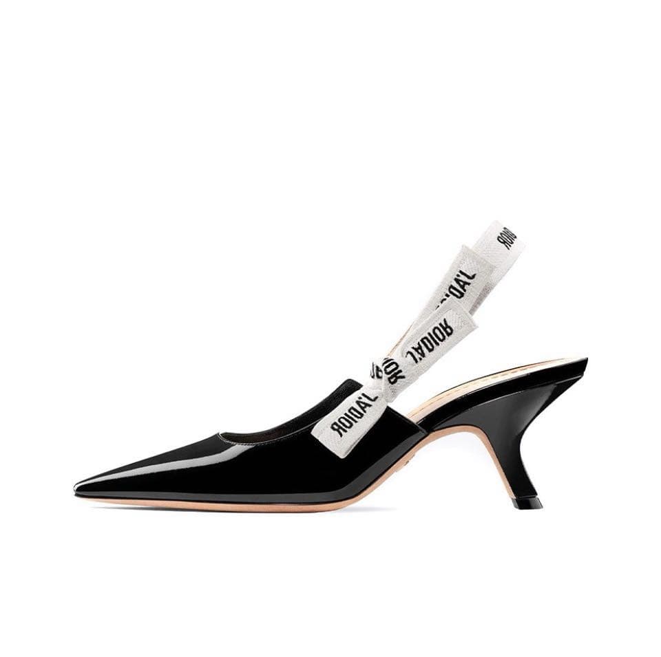 D Version familiale lettre bande sandales femmes été mince pointu chat Baotou dos vide unique chaussures rayé talons hauts