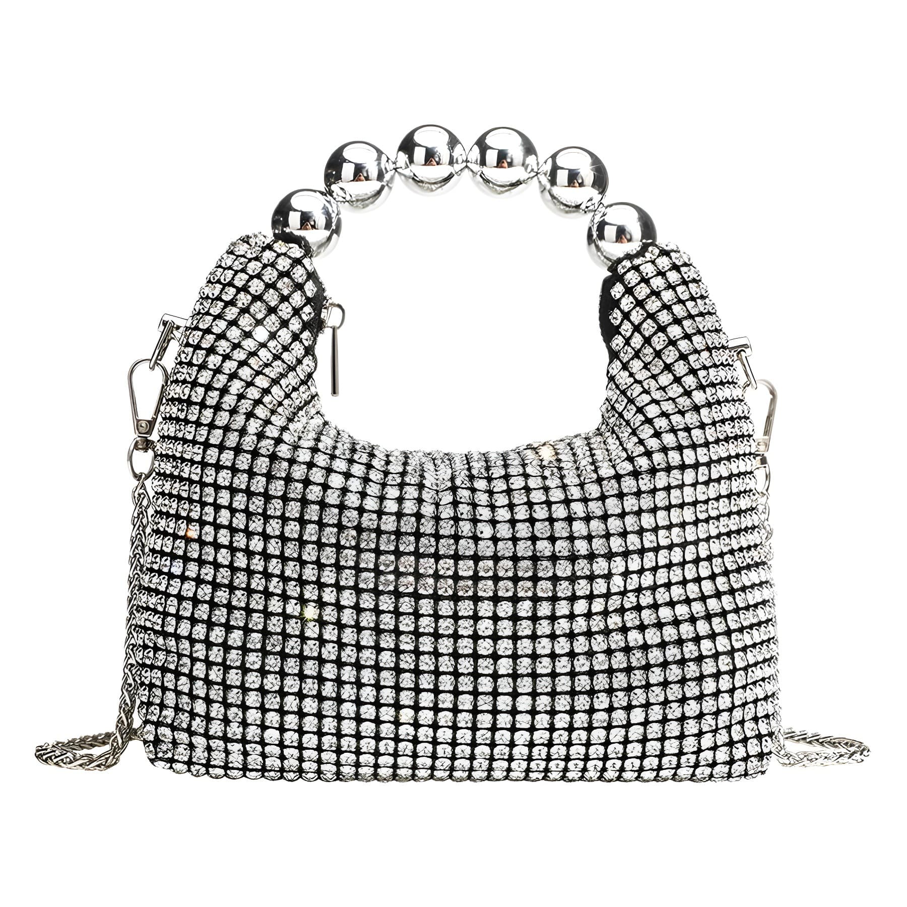 Women's bags shiny rhinestone clutch bag chain evening bag shoulder crossbody