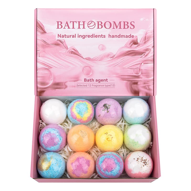 Bath Salt Balls Boxed Dried Flower Bath Balls Sea Salt Bath Balls Bubble Balls Foot Bath Salt Balls Bath Salt