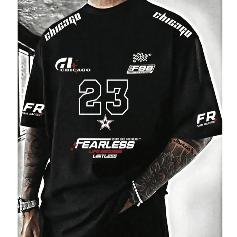 Summer Short Sleeve American Style Unisex Casual Sports Digital Patchwork Basketball Hip Hop Loose Quick-Dry T-Shirt