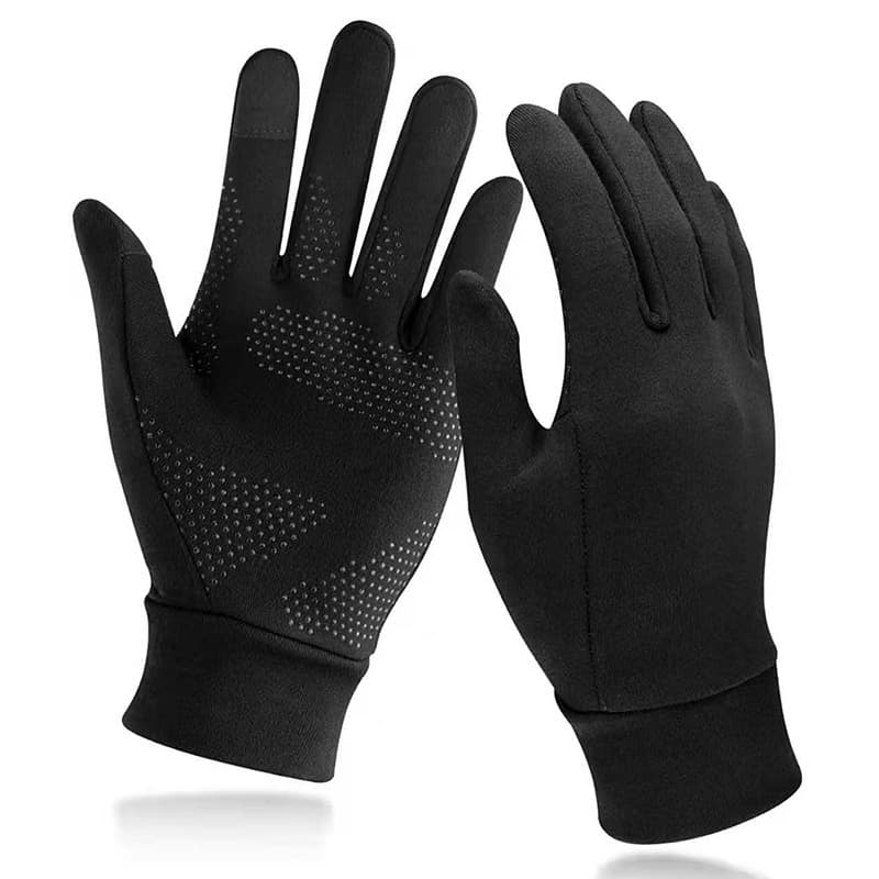 Unisex Autumn and winter warm biking full finger gloves Outdoor sports non-slip touch screen Driving running fishing gloves