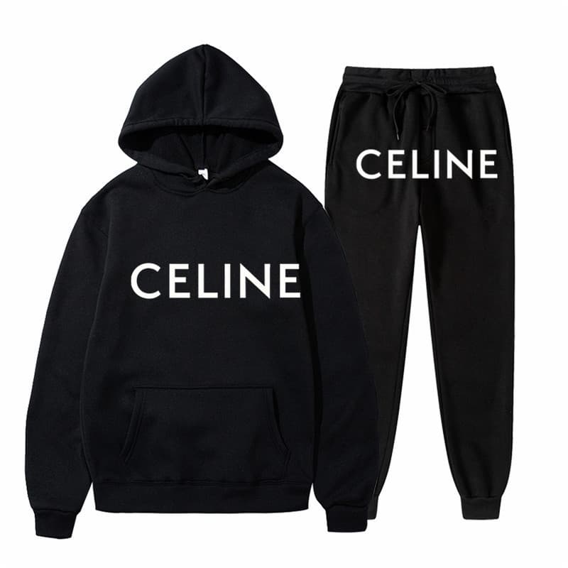 Ensemble sweat à capuche ample et polyvalent pour l'automne et l'hiver, nouvelle collection unisexe de grande marque