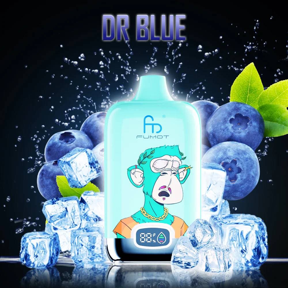 1 pièce Fumo Fumot Digital Box 12000 bouffées, cigarette électronique jetable avec indicateur LED et rechargeable, capacité e-liquide 20 ml.