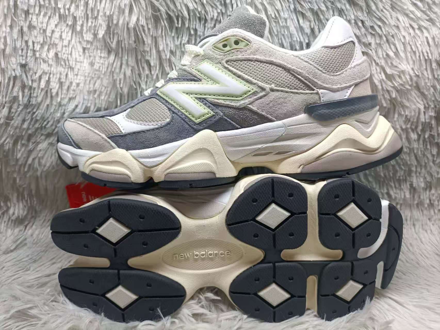 Baskets unisexes NewBalance NB9060 pour couples, style rétro décontracté, pour la course lente, style « papa ».