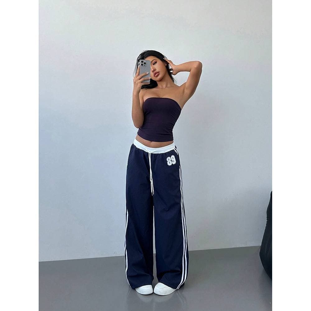 Women's Clothing Digital Printing Casual Pants New Loose Trend Long Pants