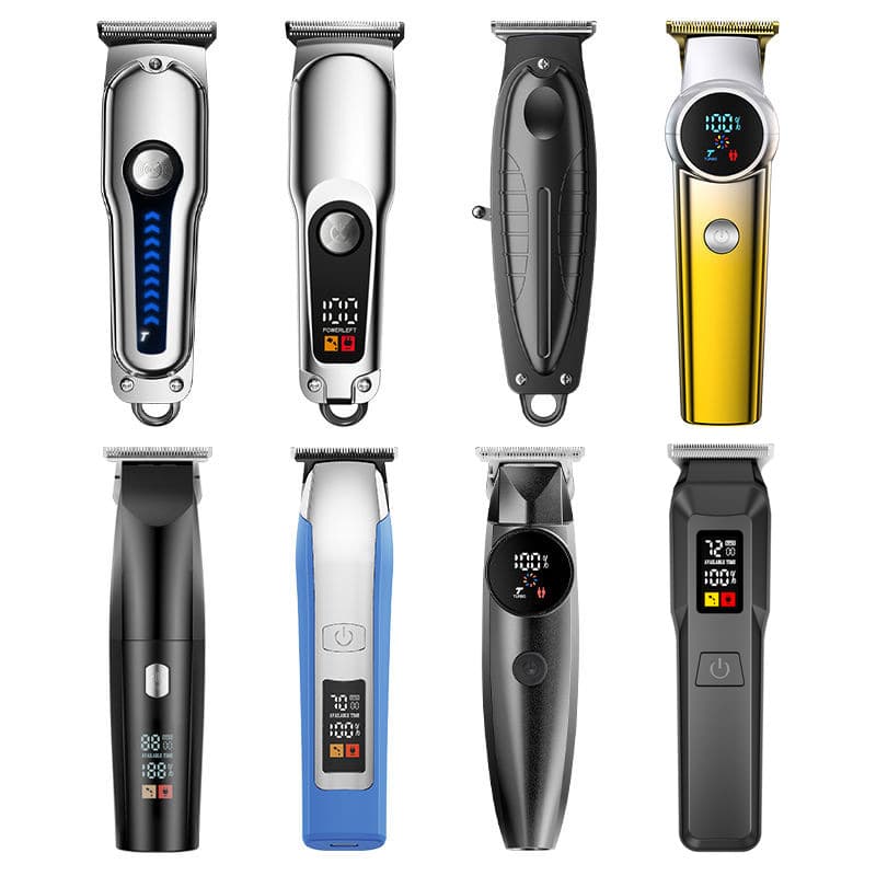 Professional Waterproof Cordless Hair Clipper For Men & Pets - Rechargeable Titanium Alloy Blade, Fast Charging, Low Noise, Home & Salon Use