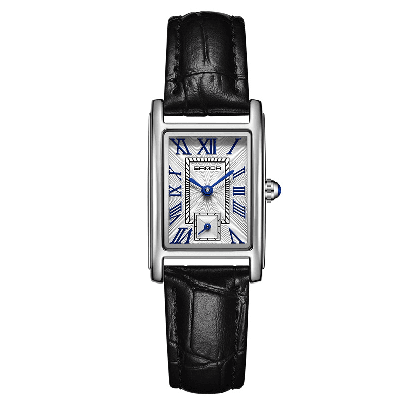 Watches Watches Watch Square Steel Band Quartz Watch Digital Waterproof Quartz Exquisite Women's Belt Watch