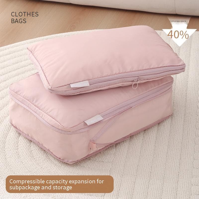 Travel Packing Cubes Set - 6-Piece Lightweight Luggage Organizer For Clothes (Perfect For Business Trips & Vacations Foldable Multi-Color)