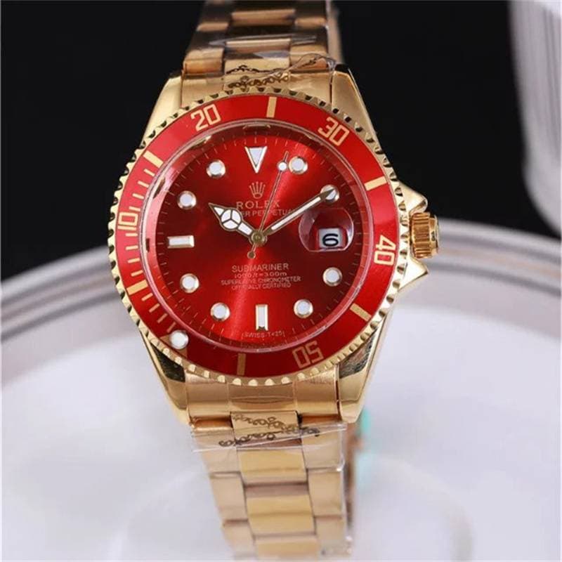 Sea-Dweller Montre pour homme étanche en métal vintage classique avec succès à quartz 37 mm