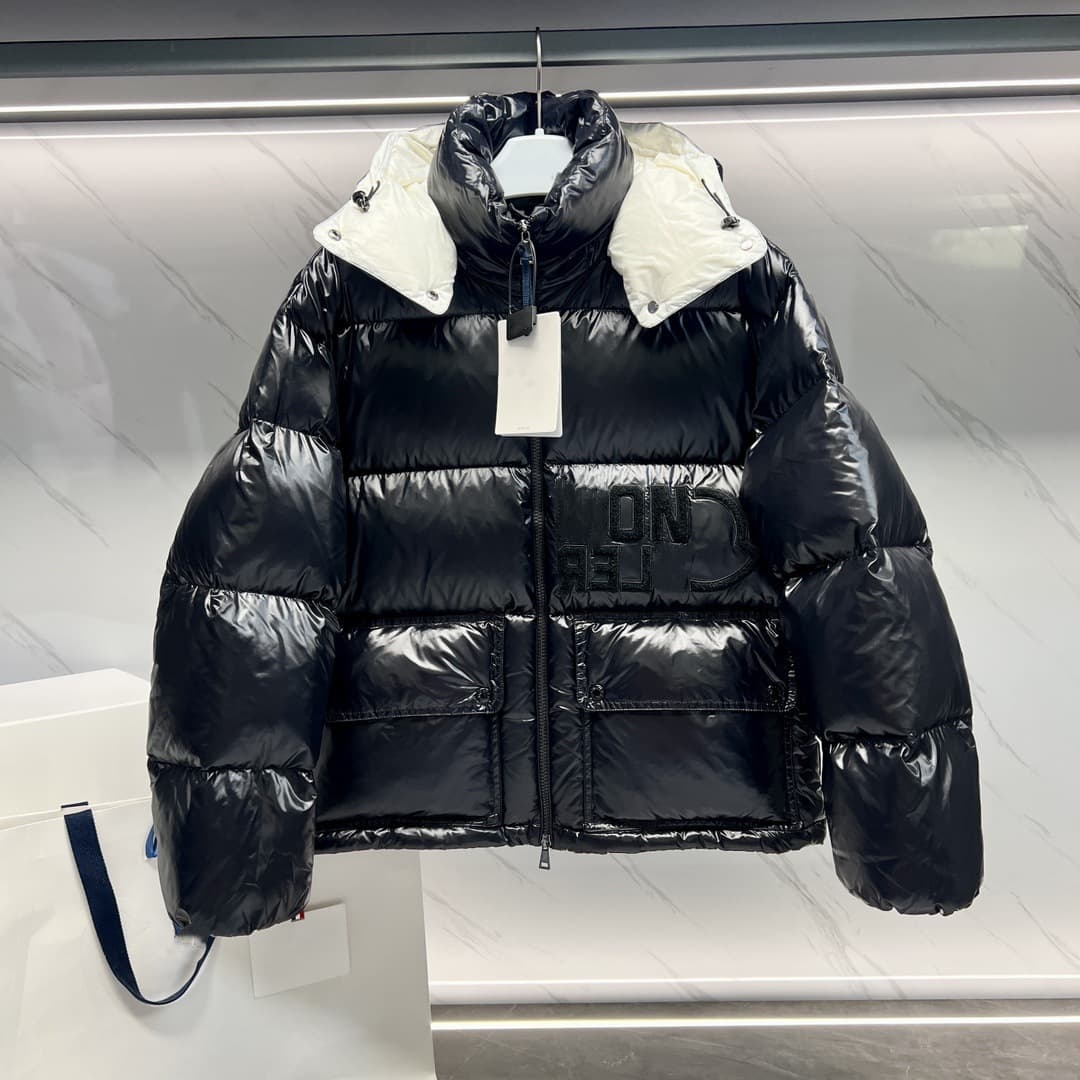Doudoune courte Dujia Mengkou Abbaye M en nylon laqué, imperméable et chaude, pour l'hiver.