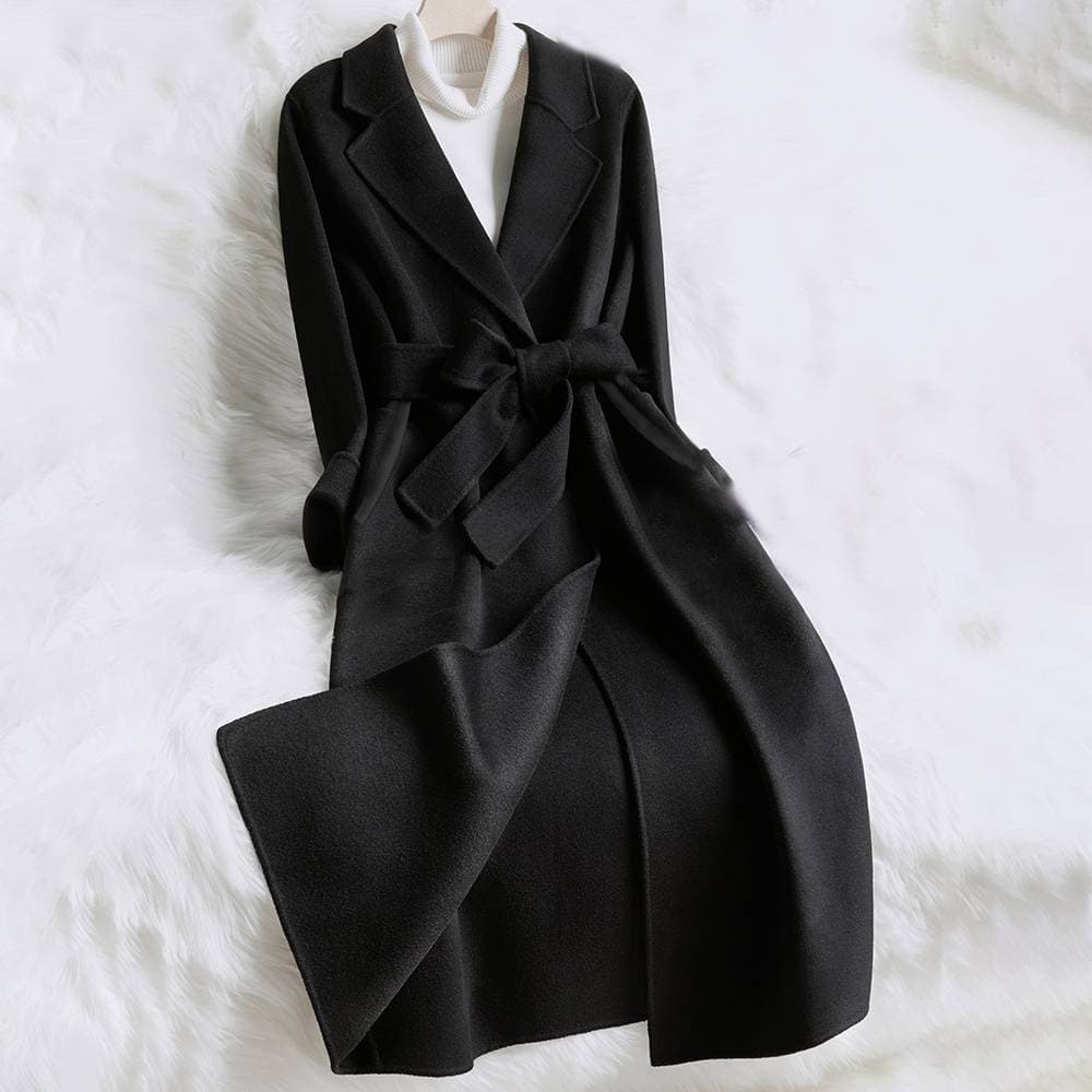 Women's Clothing Mid-length Temperament Slim Spring Woolen Coat For Women