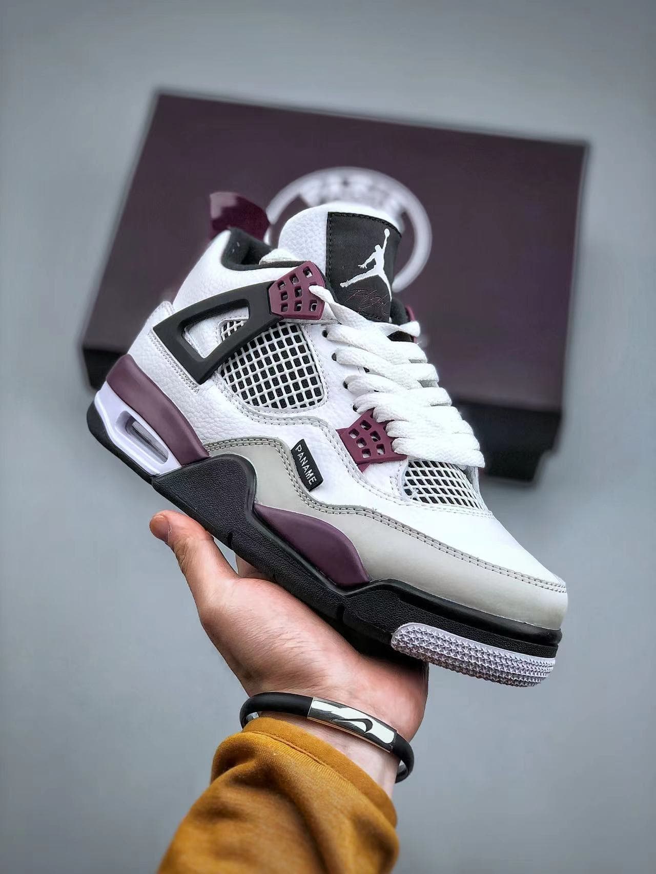 Baskets basses unisexes 4S rétro sport avec coussinets Ajorden4