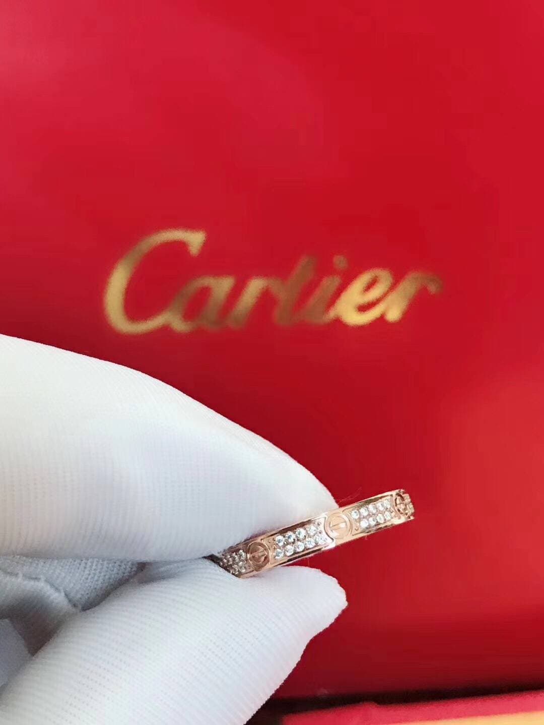 Carti-Nouvelle version mini et étroite de la bague de couple Full Star